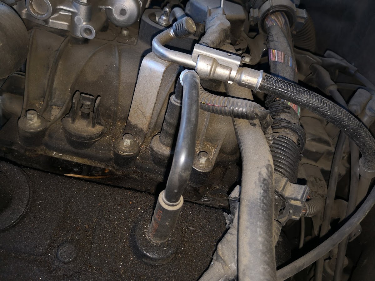 Close up of an engine bay during repair work at Southland Automotive